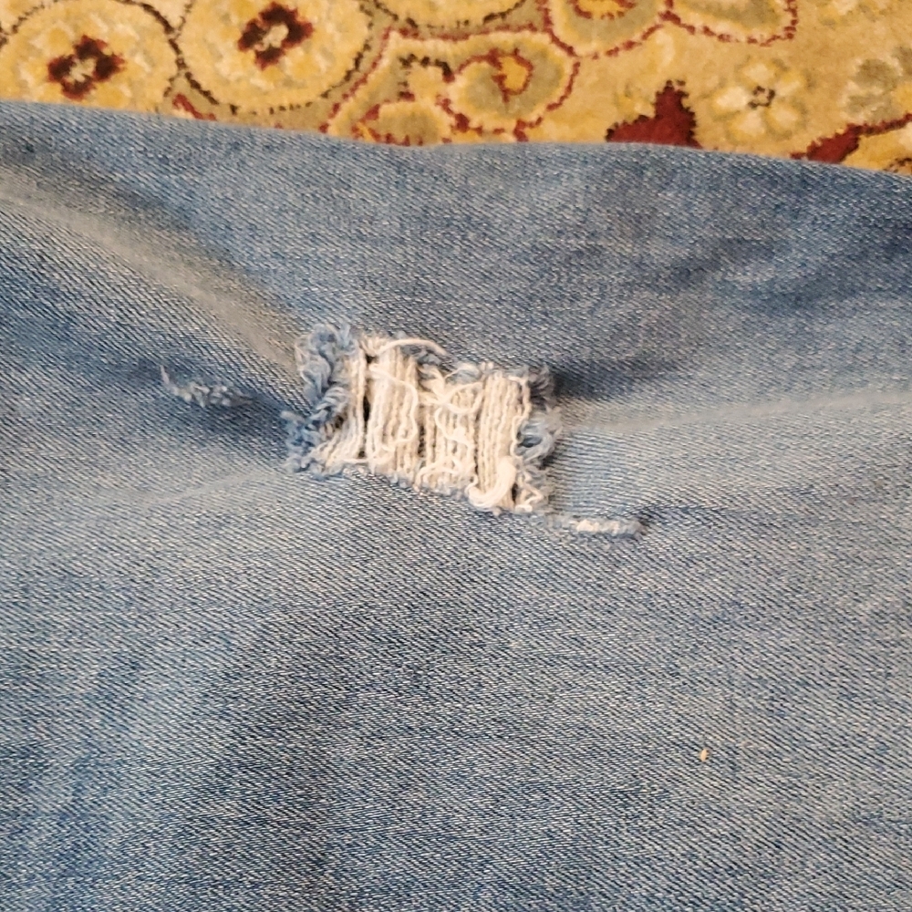 Maternity Old Navy Distressed Overalls Size 14 - Picture 14 of 15